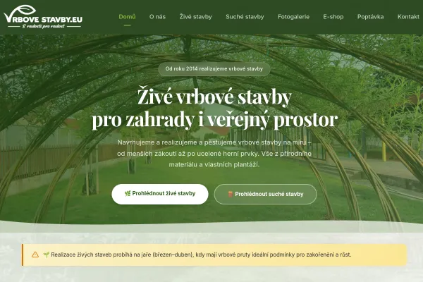Náhled webu vrbove-stavby.eu